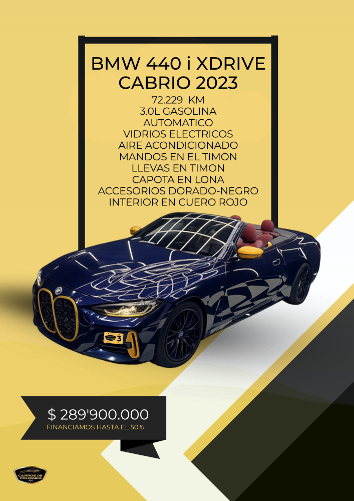 BMW 440 i XDRIVE CABRIO 2023