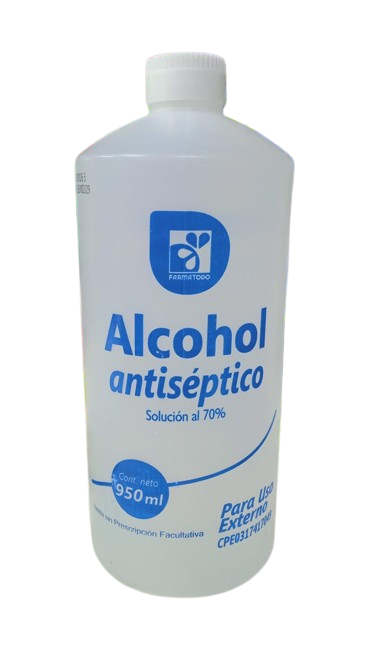 ALCOHOL ANTISEPTICO 70% 950ML