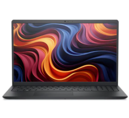 LAPTOP DELL DC15255-R5 15.6" RYZEN 5 7520U 8GB 512GB WIN 11 INGLÉS NEGRO