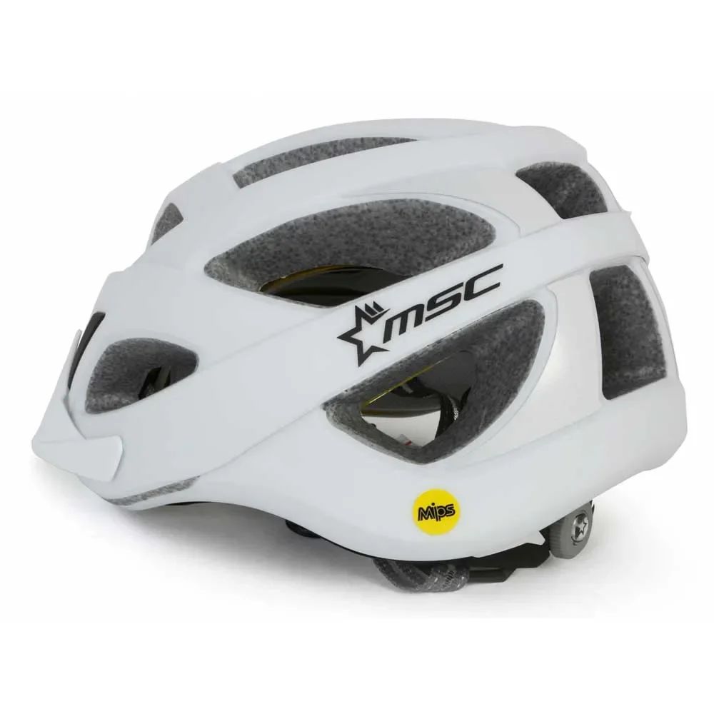 Casco City MSC Blanco - negro Mips