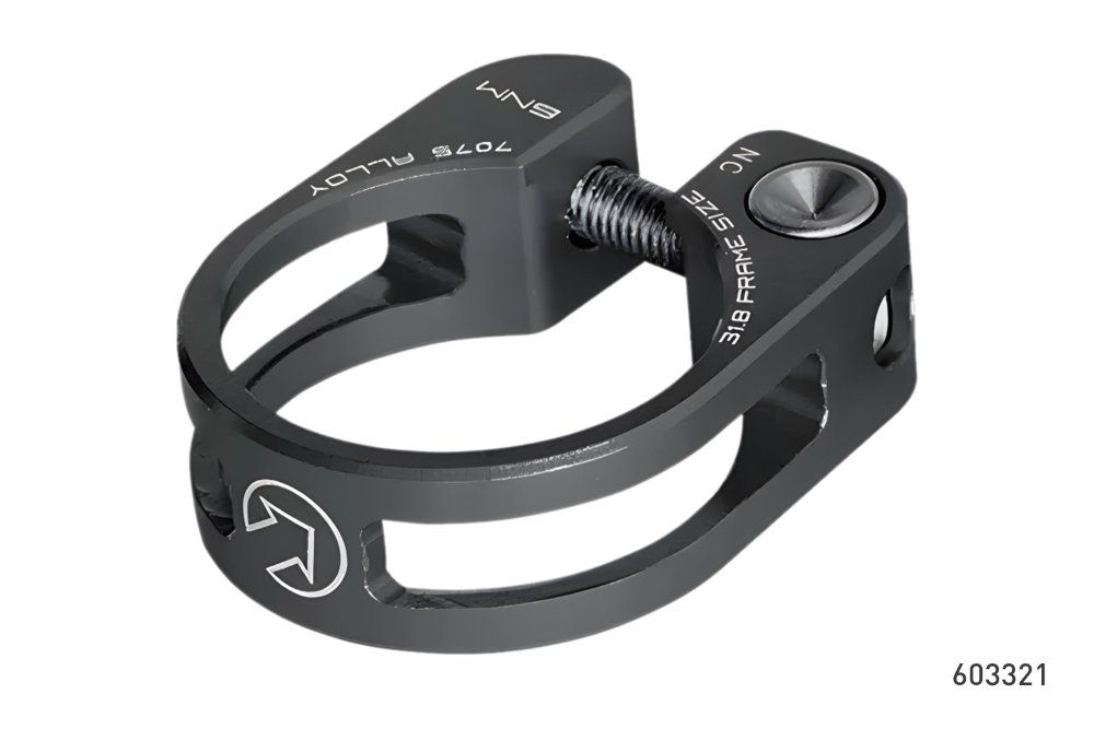 ABRAZADERA CON TORNILLO PERFORMANCE 31.8MM NEGRA PRO