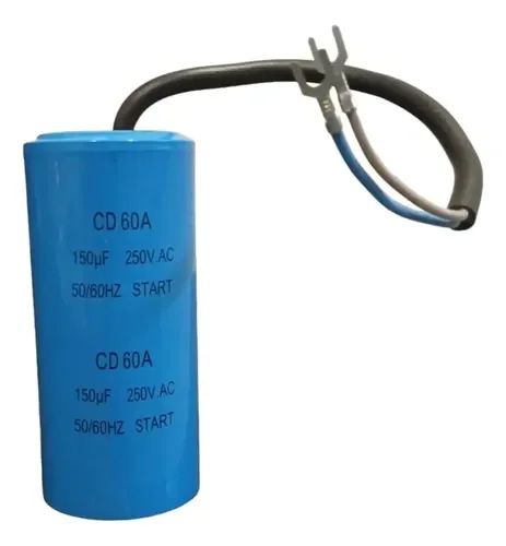 150uF/MFD CD60 Condensador de arranque de motor 250VAC 50/60Hz para arranque de motor eléctrico Visita la tienda de ZOWZEA