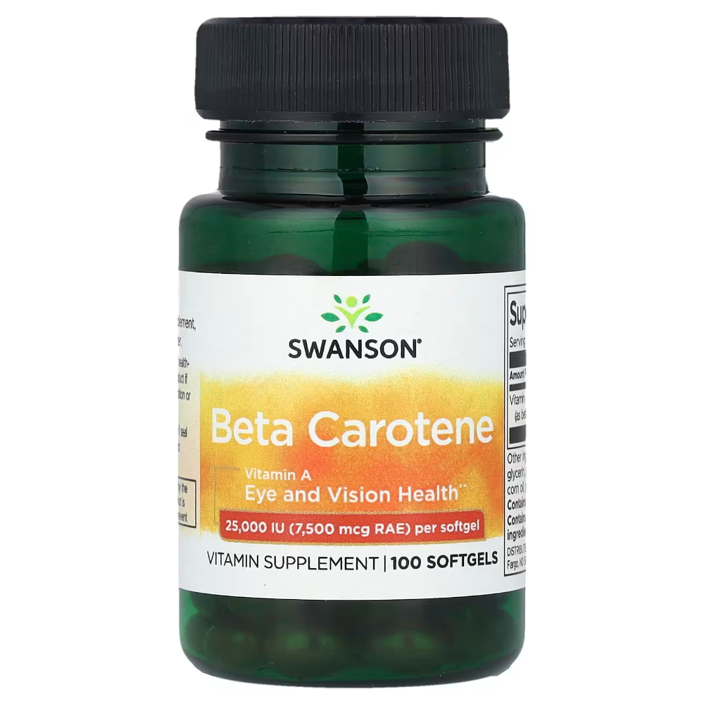 Betacaroteno 25.000 ui 100 softgels