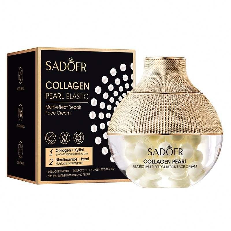 Crema facial colágeno perlas SADOER