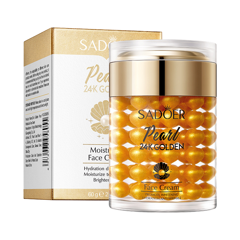 Crema facial 24k gold pearl SADOER