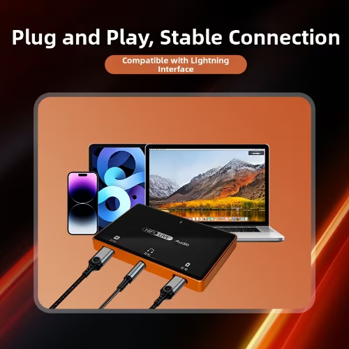 ADAPTADOR DE AUDIO 3 EN 1 TIPO C A USB C 3.5 MM