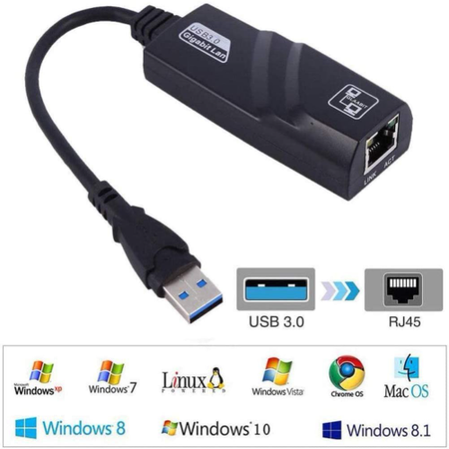 ADAPTADOR DE INTERNET A USB 3.0 10/100/1000