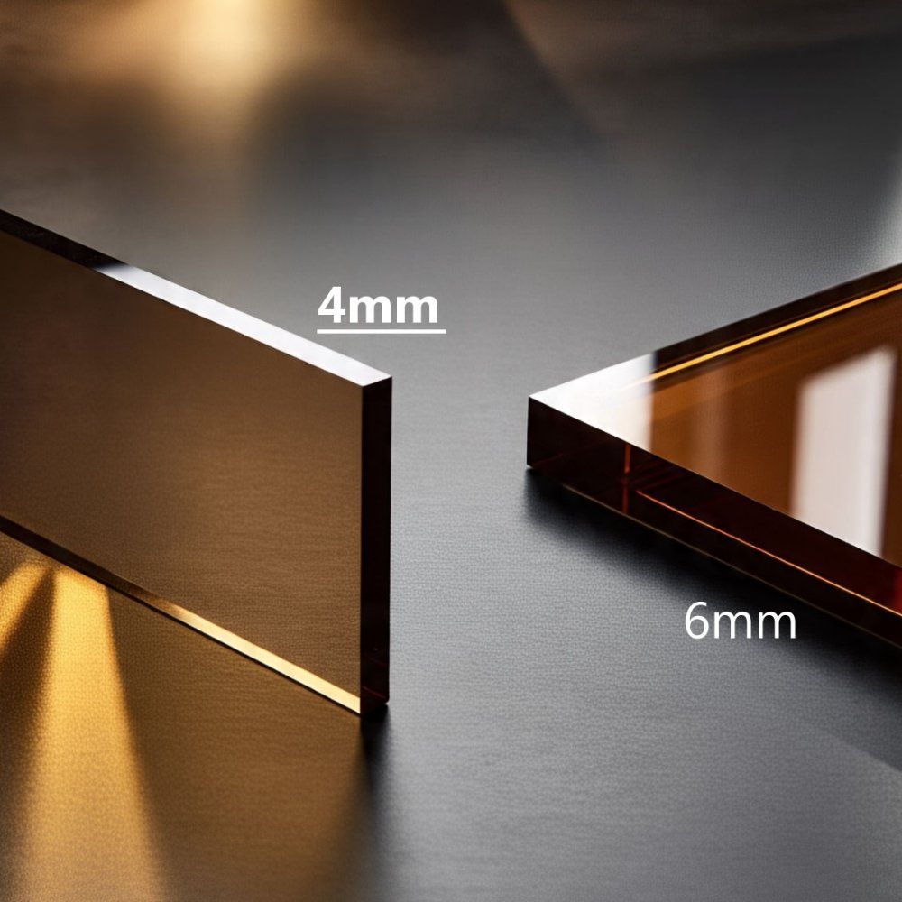 vidrio bronce 4mm