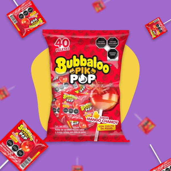 Bubbaloo pik pop mango