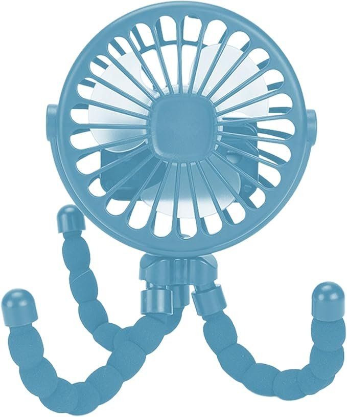 Abanico recargable AZUL