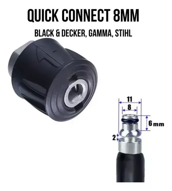 Adaptador Rapido Quick Conect M22 Laffitté