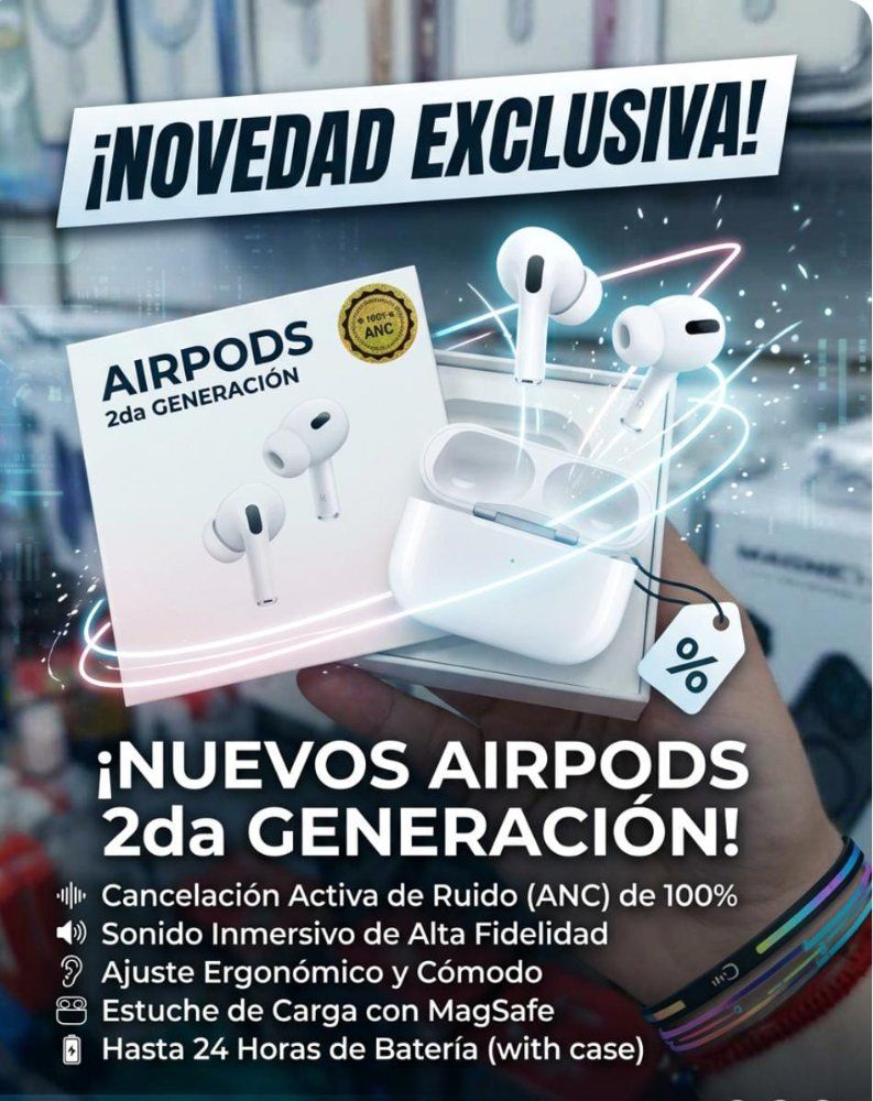 AURICULAR  AIRPODS 2DA GENERACIÓN MZN