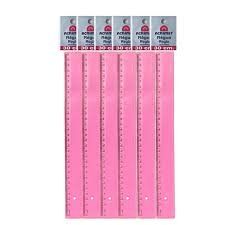 ACRIMET REGLA 30 CM ROSA