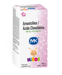 AMOXICILI 250 MG+ A. CLAV 62.5 MG 100 ML