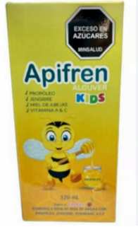 APIFREN KIDS CEREZA PORPOL/ JENGIBRE /MIEL DE ABEJA  X120 ML