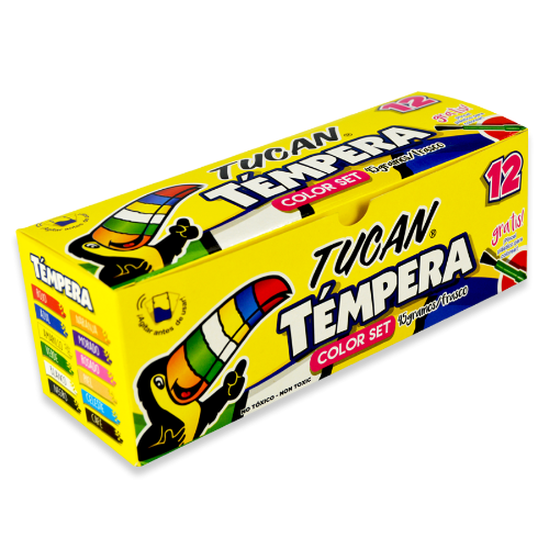 Témpera Tucan Clásica 12 Colores