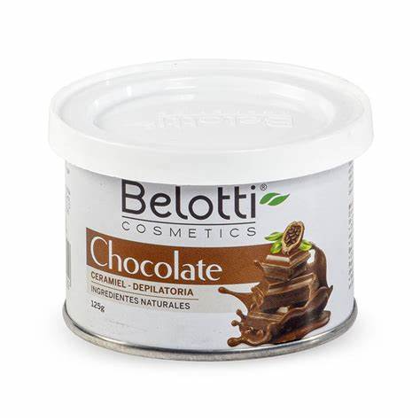 cera de depilar  chocolate de belloti de 125 gr