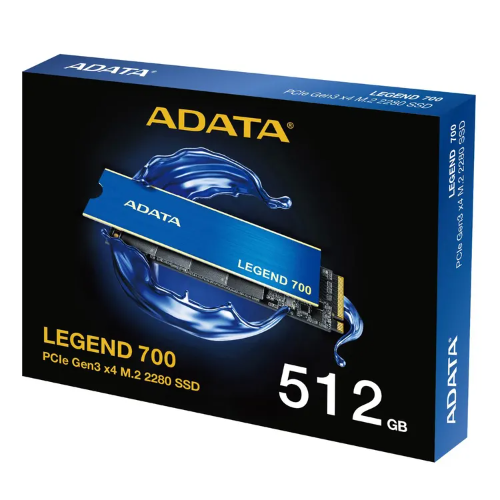DISCO DE ESTADO SOLIDO ADATA LEGEND 700 - 512GB - M.2 PCI NVME 3X4 - 2280 - 2000MB/S - 1600MB/S