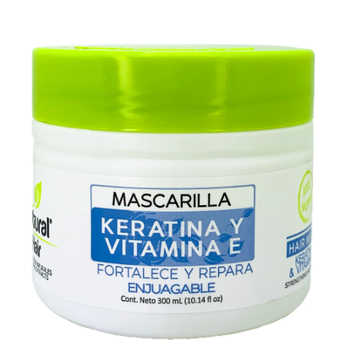 300ml  mascarilla de keratina vitamina e naprolab natural hair
