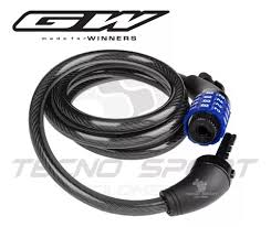 CANDADO GUAYA PARA BICICLETA CON CLAVE 4 DIGITOS UDUKE