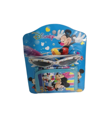 KIT PARA NENE LENTE  BILLETERA   MICKEY