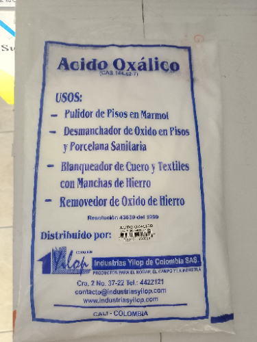 Ácido oxalico x500