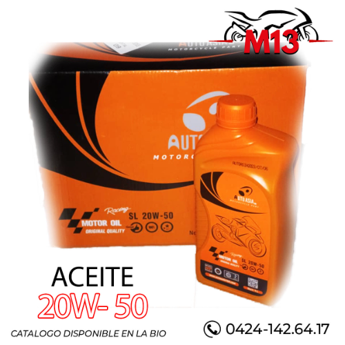 Aceites 4t 20w50 moto