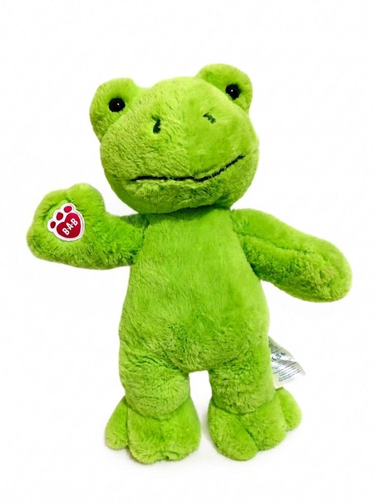 Rana de peluche verde Build-A-Bear
