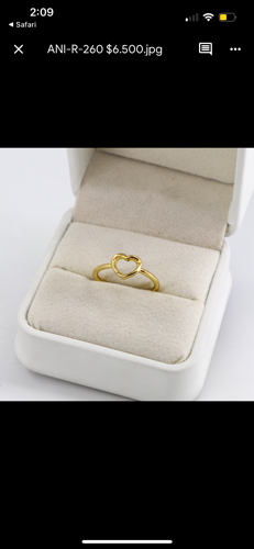 Anillo cora mini