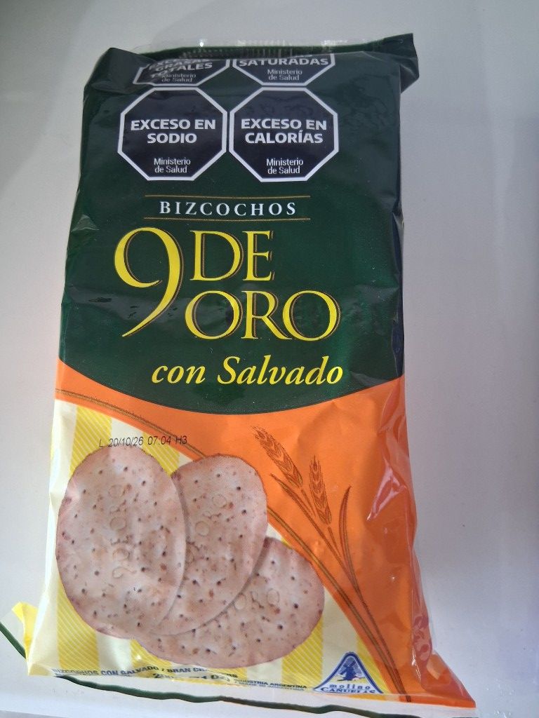 9 de oro con salvado