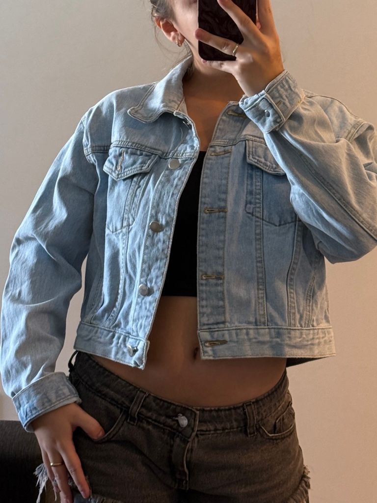 Campera denim clásica