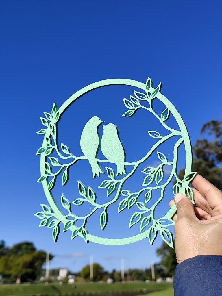 Decoración de Pared Pájaros en Rama
