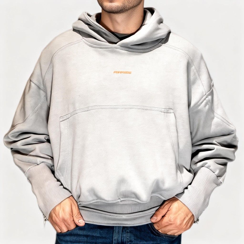 Buzo Boxy Fit Purpose Gris