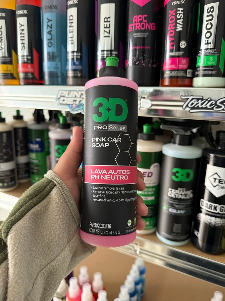 3D PINK CAR SOAP - 16Oz