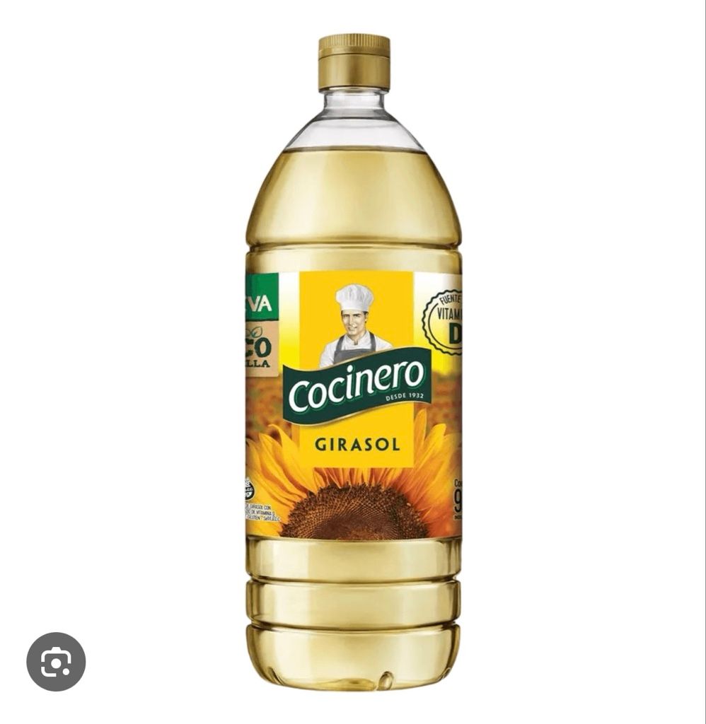 Aceite cocinero girasol 900cc