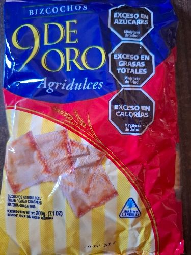 9 de oro agridulce x 200 grs