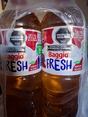 Agua Saborizada baggio x 1,5 lts Manzana