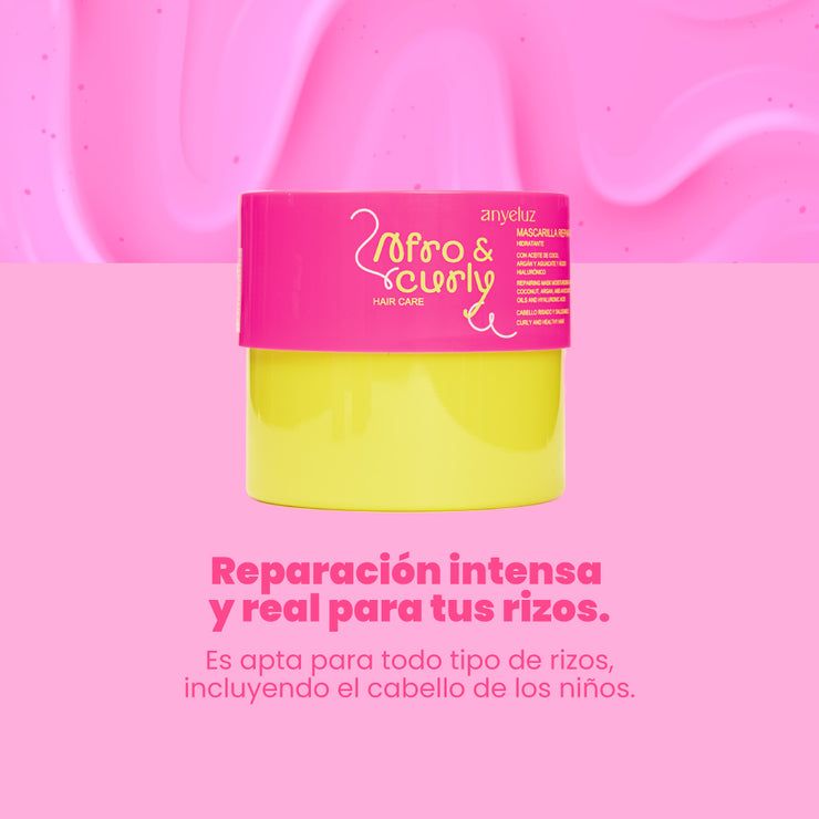 Mascarilla reparadora e hidratante Afro & Curly