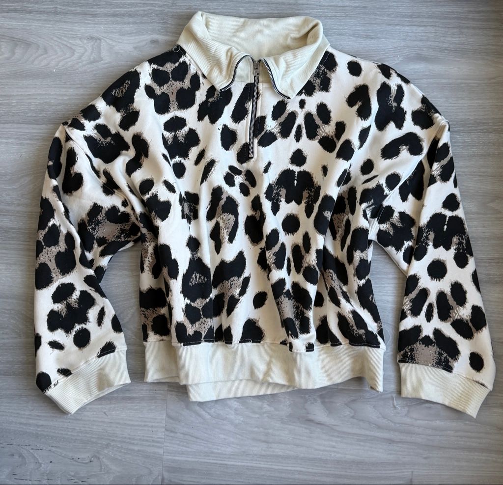 Buzo oversize animal print