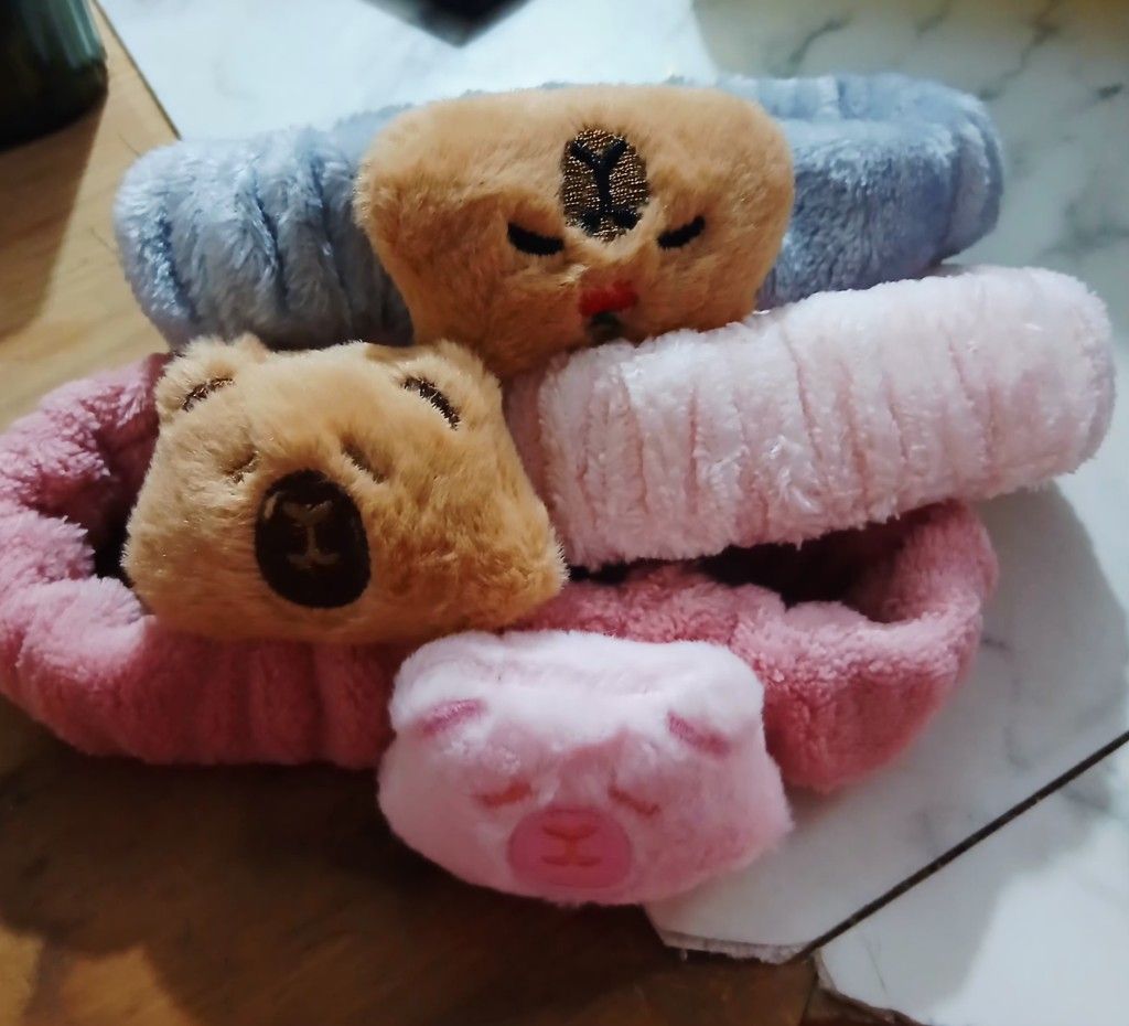 bandas para skincare capibara