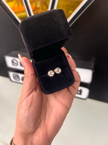 Arete diamante y circonias