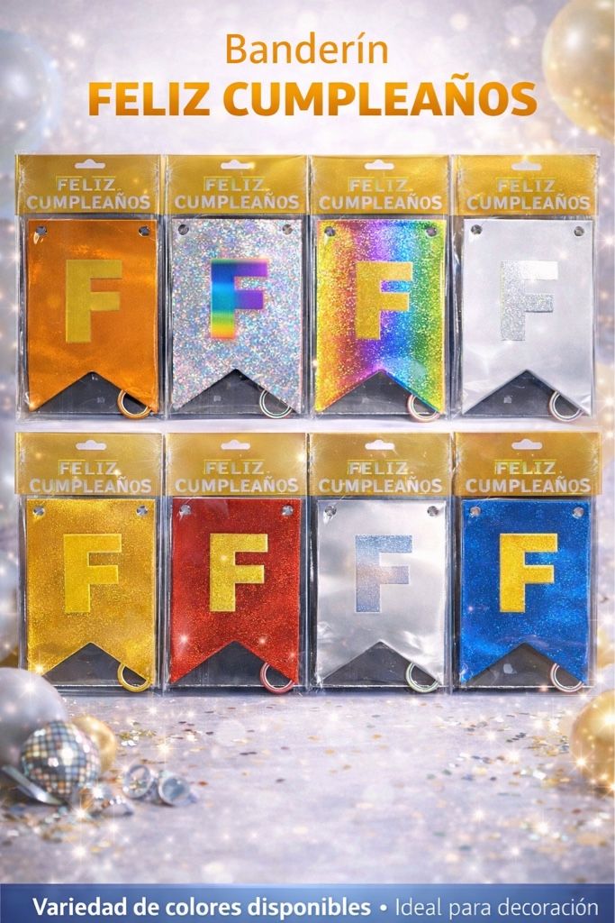 Banderín feliz cumpleaños