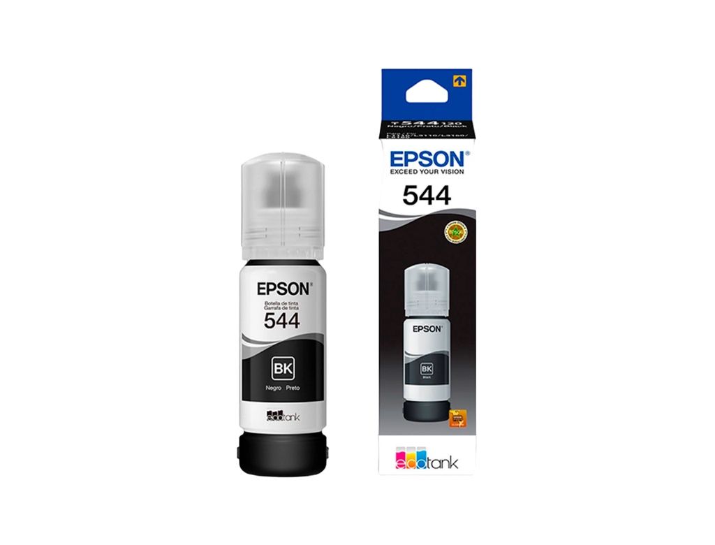 BOTELLA DE TINTA ORIGINAL EPSON T544 NEGRO (L1110-L3110-L3150-L5190)