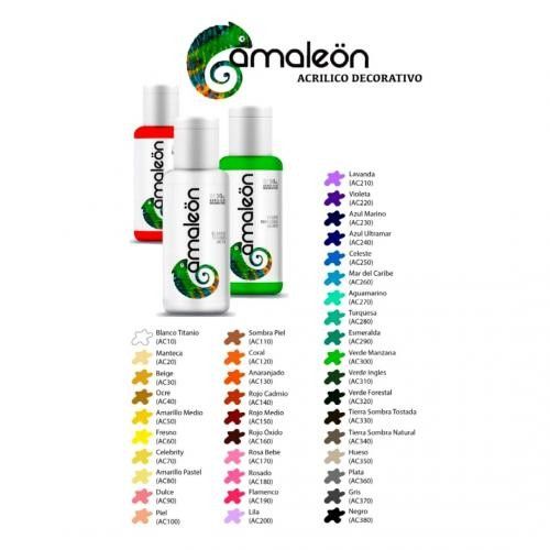 Acrilico camaleon 50cc x1.