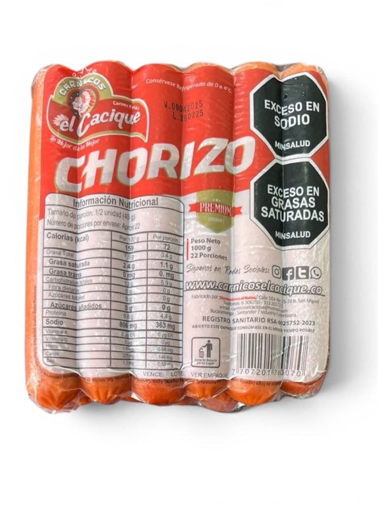 Chorizo x 11 und 1.000g