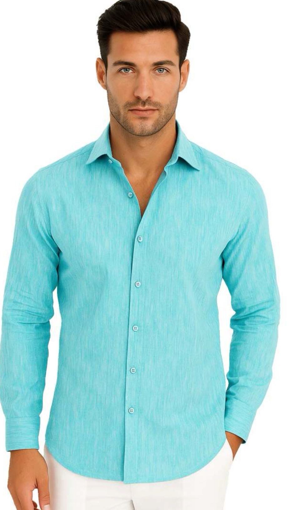 Camisa Bohío Aqua MLL3562