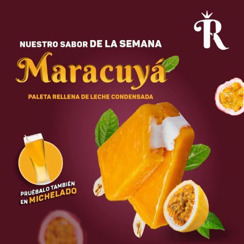 Maracuyá con leche condensada