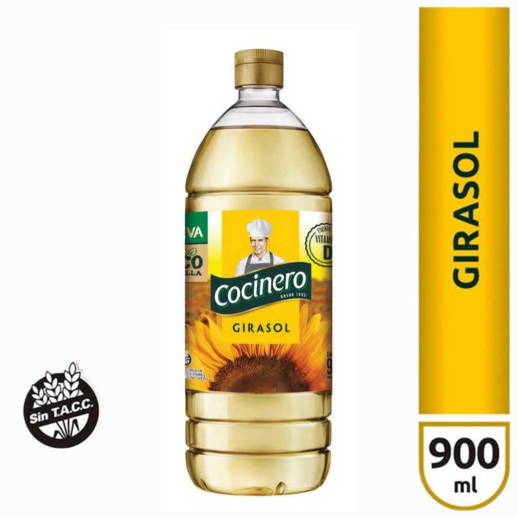 Aceite de Girasol Cocinero x 900ml