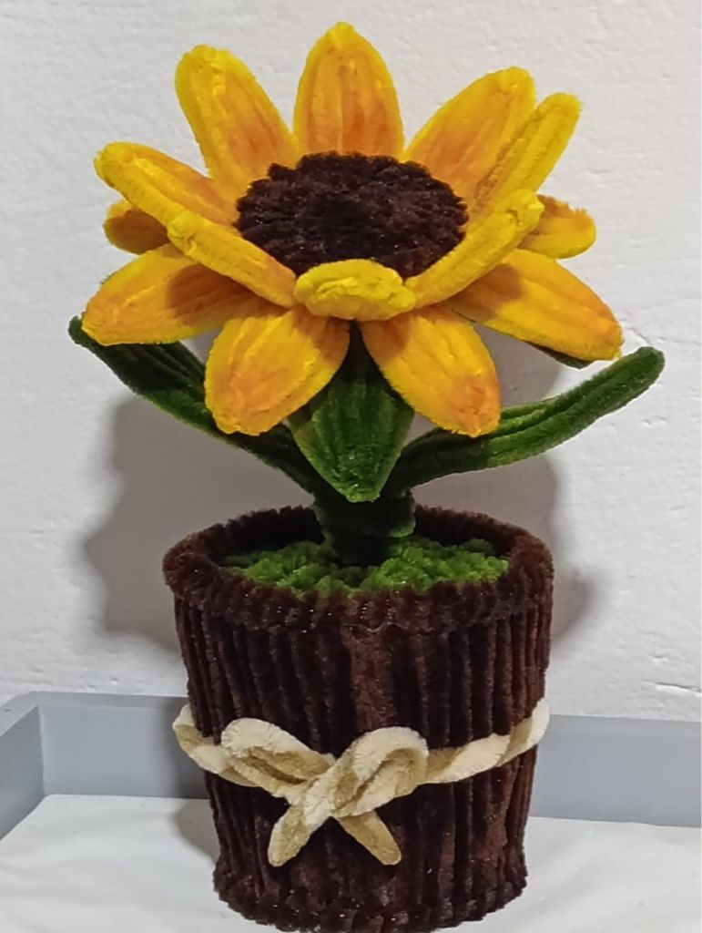 Maceta girasol