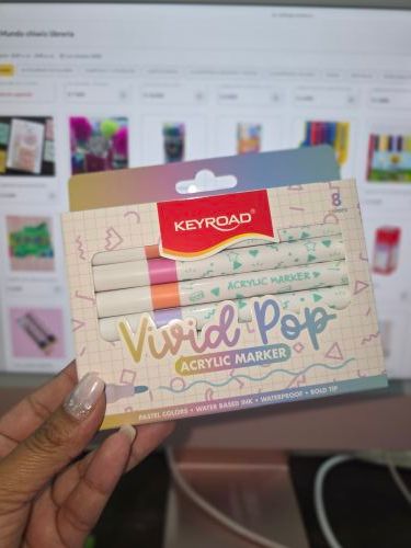 Acrylic marker pastel x8 KEYROAD